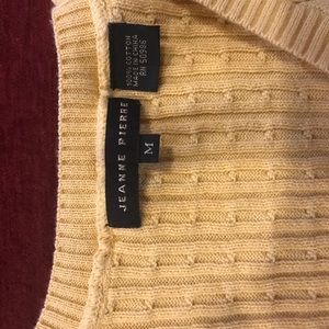 Light yellow sweater vest